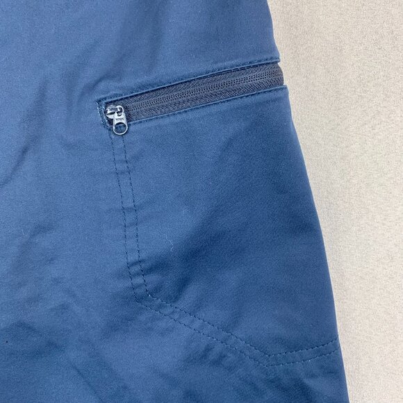 Lululemon Men Board Shorts 38 Blue Cargo Pocket 12" Wet Dry Warm Swim Hiking Gym - Picture 2 of 9